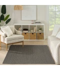 Nourison Horizon Indoor/Outdoor Charcoal HOZ02 6 ft. X 9 ft. Rect. Rug