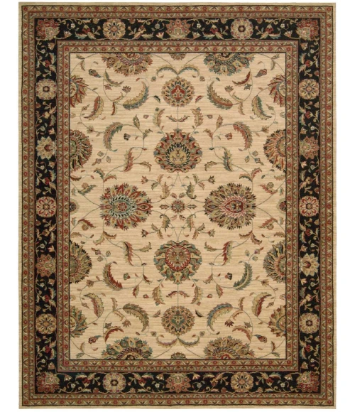 Nourison Living Treasures Area Rug LI04-Ivory/Black