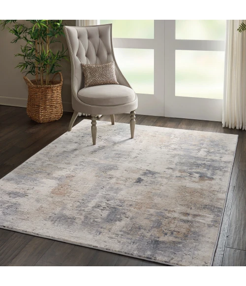 Nourison Rustic Textures Area Rug RUS05 Beige/Grey