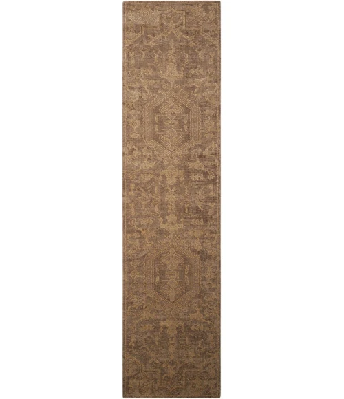 Nourison Silken Allure Runner Area Rug SLK15-Taupe