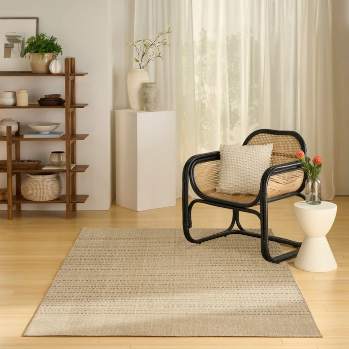Nourison Tulum Taupe TLM01 5 ft. 3 in. X 7 ft. Rect. Rug