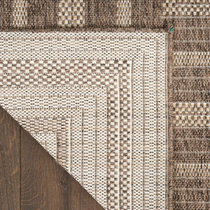 Nourison Tulum Brown TLM04 6 ft. X 9 ft. Rect. Rug