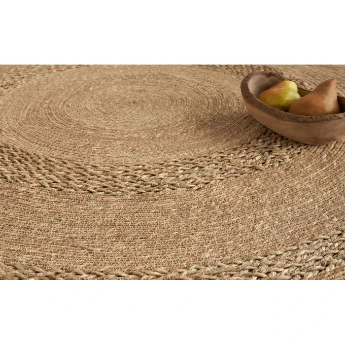 Nourison Natural Seagrass Natural NSG01 6 ft. Round Rug