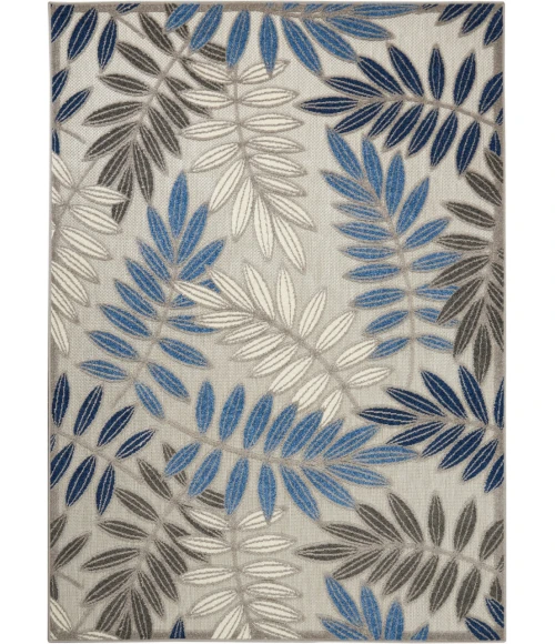 Nourison Aloha Area Rug ALH18-Grey/Blue