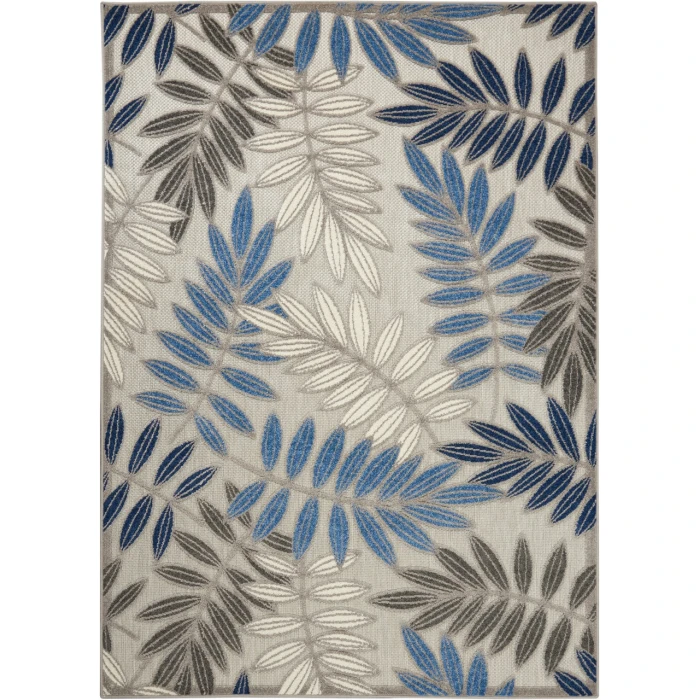 Nourison Aloha Area Rug ALH18-Grey/Blue