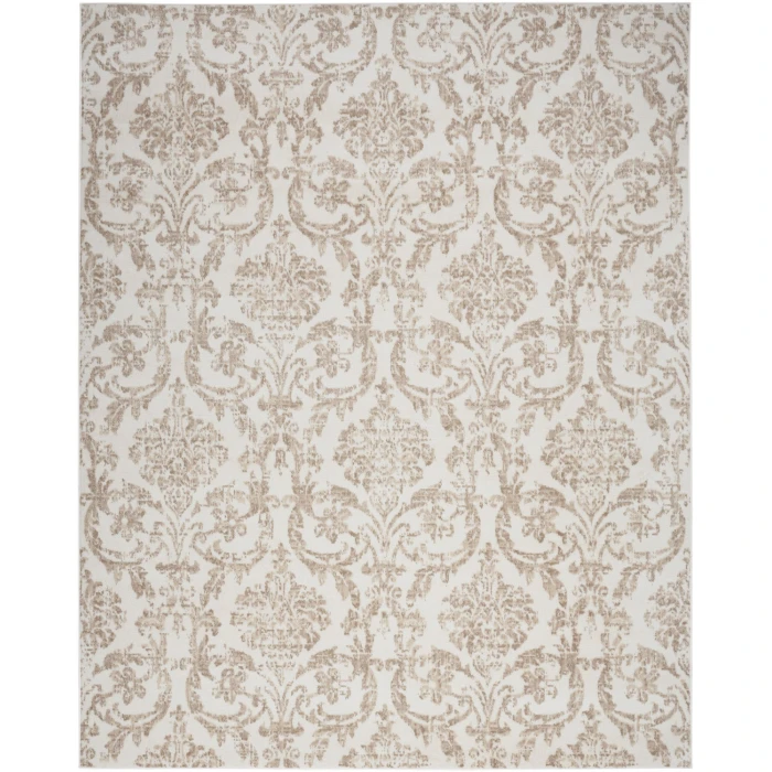 Nourison Jubilant Ivory Beige JUB09 10 ft. X 14 ft. Rect. Rug