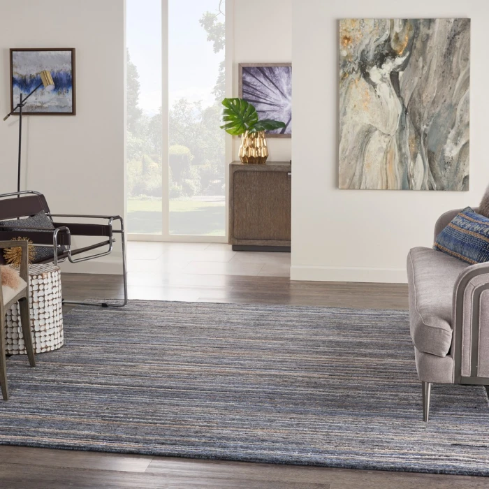 Nourison Plateau Area Rug PAE01-Blue