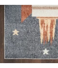 Nourison Astra Machine Washable Area Rug ASW06 Sky Blue