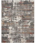 Nourison Tangra Grey/Multi TNR02 9 ft. X 12 ft. Rect. Rug