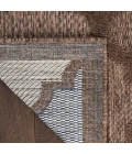 Nourison Home Easy Care Brown NES01 2 ft. 2 in. X 7 ft. 6 Rectangle Rug