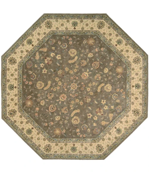 Nourison 2000 Octagon Area Rug 2003-Olive