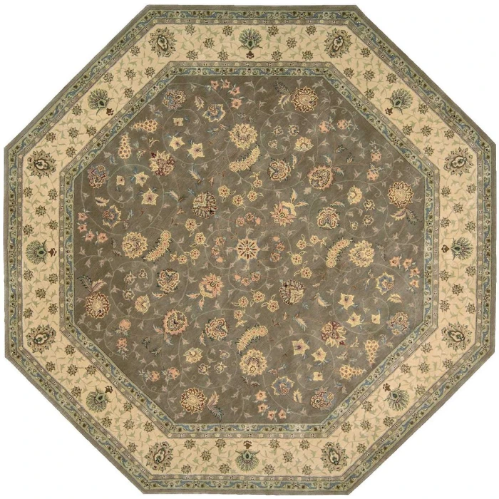 Nourison 2000 Octagon Area Rug 2003-Olive