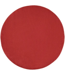 Nourison Home Nourison Essentials NRE01 Brick Red 8 ft. Round Area Rug