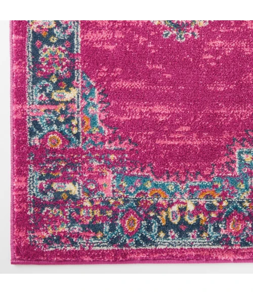 Nourison Passion Runner Area Rug PSN03-Fuchsia