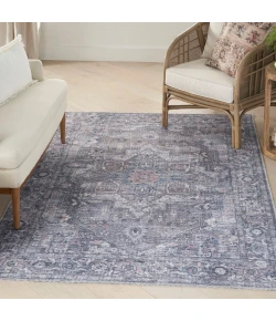 Nourison Home New Concept Washables SR101 Grey 6 ft. X 9 ft. Area Rug