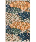 Nourison Aloha Blue Green ALH05 2 ft. 3 in. X 8 ft. Rectangle Rug