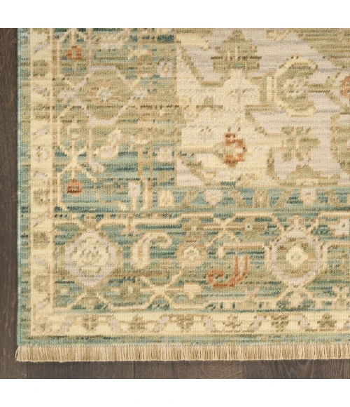 Nourison Home Antique Bloom Blue ANB03 8ft. x 10ft. Rect. Rug