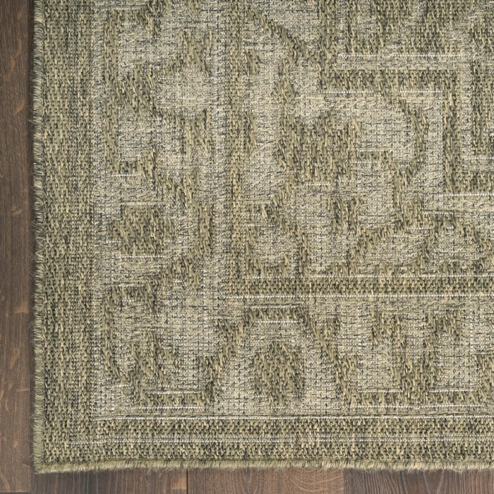 Nourison Tulum Olive TLM05 4 ft. X 6 ft. Rect. Rug