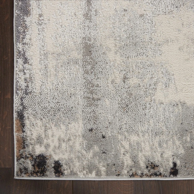 Nourison Elation Area Rug ETN06-Grey Ivory