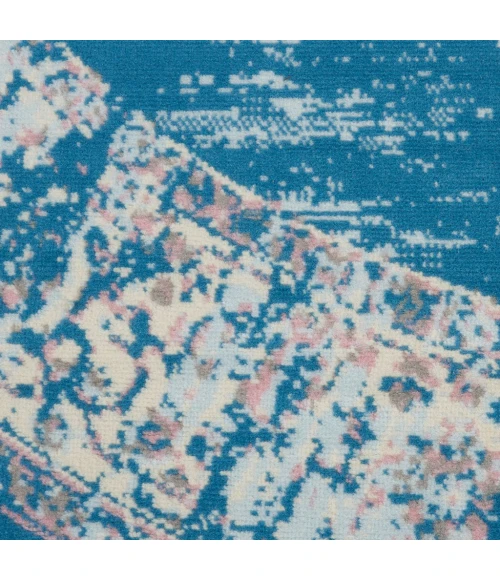 Nourison Grafix Round Area Rug GRF14-Blue