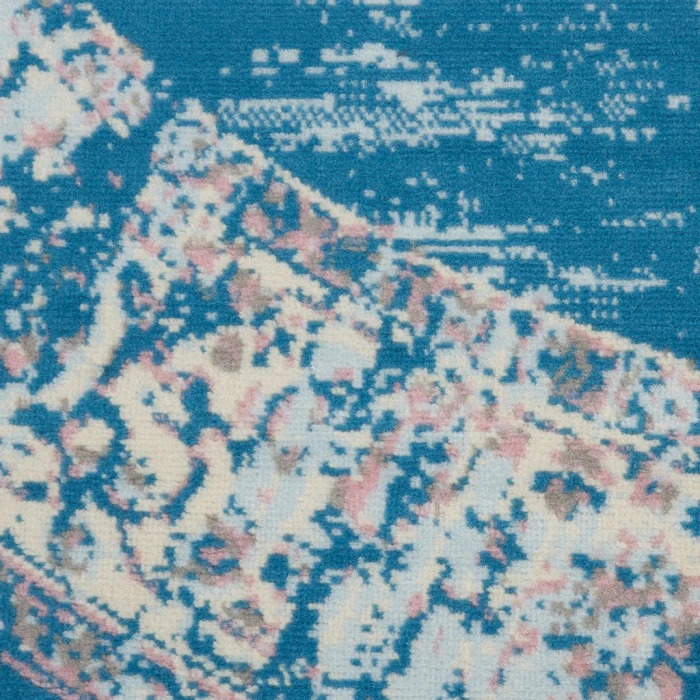 Nourison Grafix Round Area Rug GRF14-Blue
