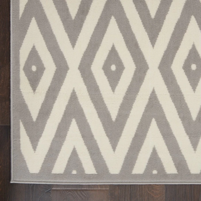 Nourison Grafix Area Rug GRF18-White/Grey