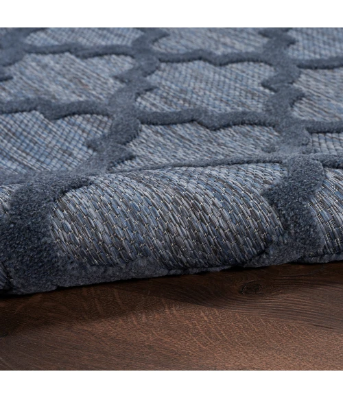 Nourison Easy Care Area Rug NES01 Navy Blue