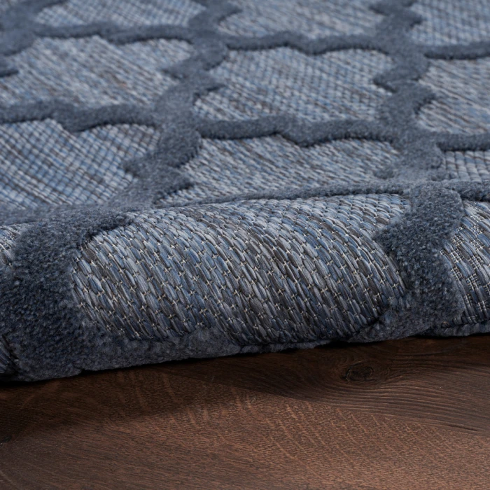 Nourison Easy Care Area Rug NES01 Navy Blue