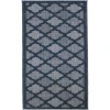 Nourison Home Easy Care NES01 Navy Blue 2 ft. X 6 ft. Area Rug