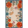 Nourison Home Aloha ALH32 Ivory Multicolor 5 ft. 3 in. X 7 ft. 5 in. Area Rug