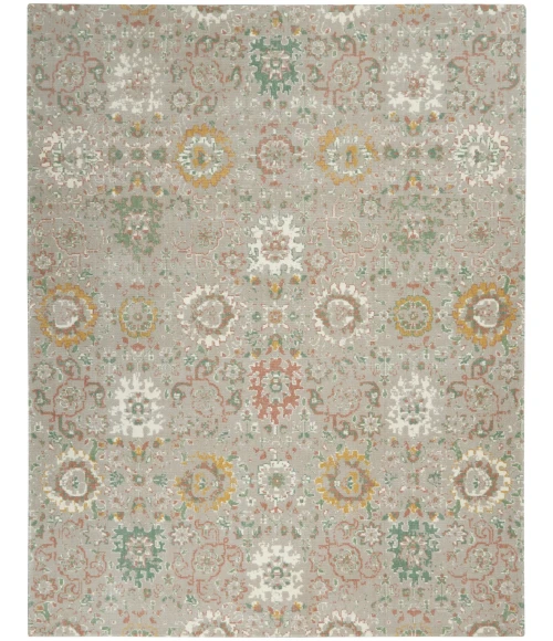 Nourison Twilight Area Rug TWI13 Grey/Multi 9'9" x 13'9"