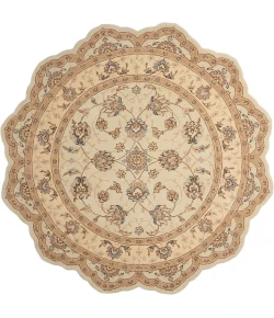 Nourison Home Heritage Hall Beige HE28 6ft. x Freeform Free Form Rug
