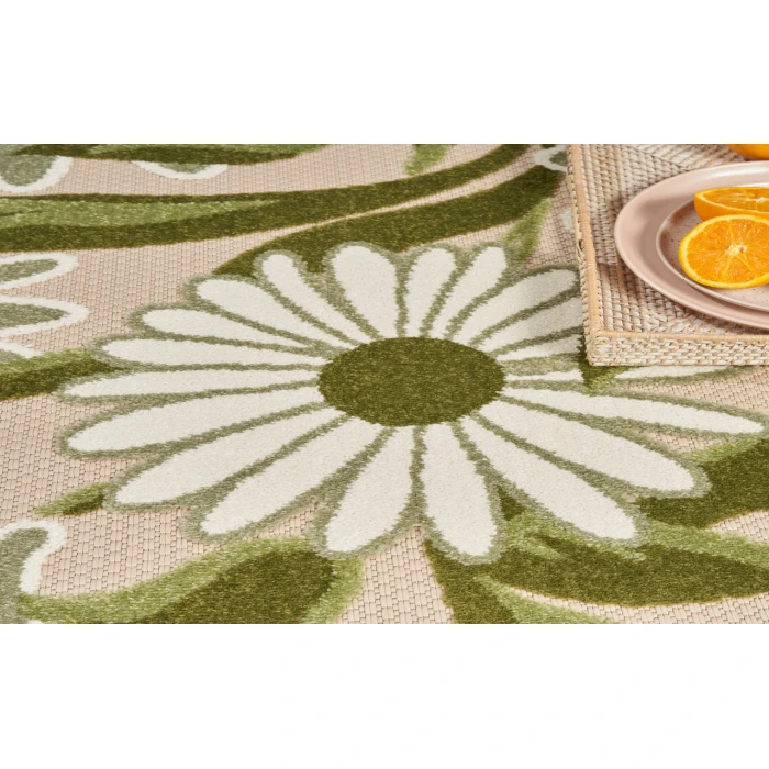 Nourison Aloha Ivory Green ALH33 12 ft. X 15 ft. Rectangle Rug