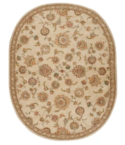 Nourison Home Nourison 2000 2360 Beige 7 ft. 6 in. X 9 ft. 6 in. Oval Area Rug