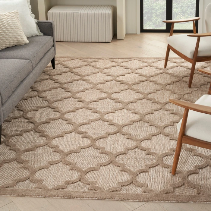Nourison Easy Care Area Rug NES01 Natural Beige