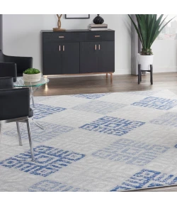 Nourison Home Whimsicle WHS18 Grey Blue 7 ft. X 10 ft. Area Rug