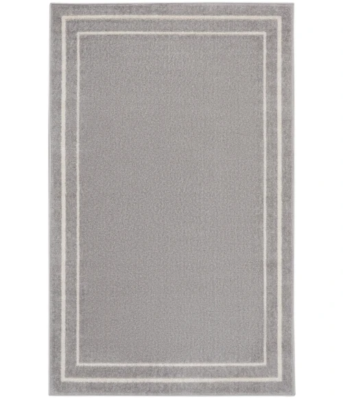 Nourison Nourison Essentials Area Rug NRE02 Grey/Ivory
