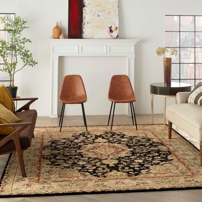 Nourison 2000 Area Rug 2028-Black