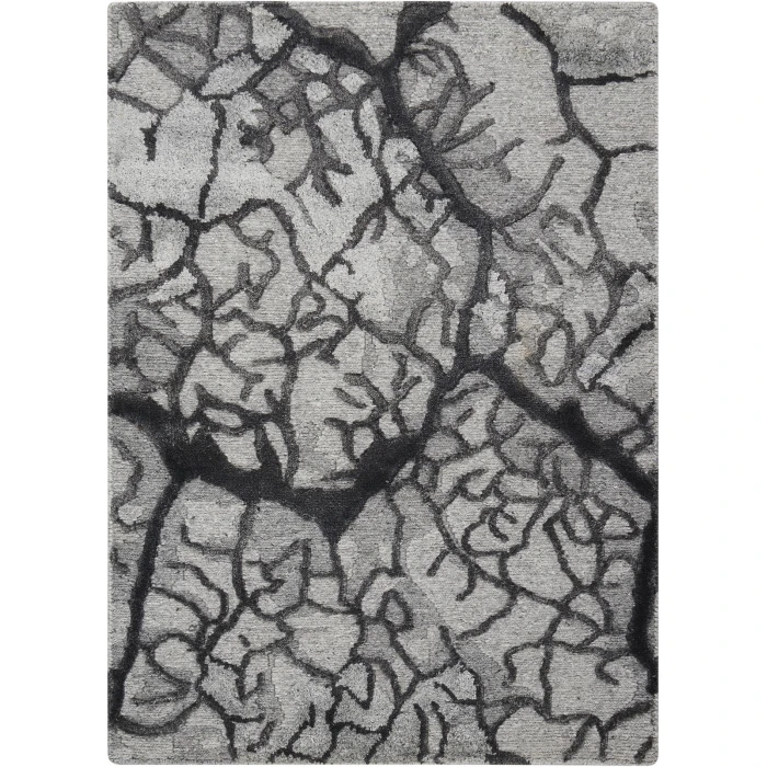Nourison Divine Charcoal DIV01 2 ft. X 3 ft. Rect. Rug
