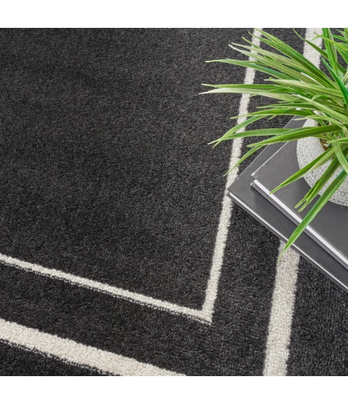 Nourison Nourison Essentials Area Rug NRE02 Black Ivory