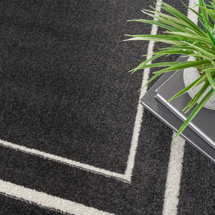 Nourison Nourison Essentials Area Rug NRE02 Black Ivory
