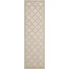 Nourison Home Easy Care NES01 Cream 2 ft. X 6 ft. Area Rug