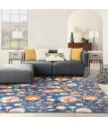 Nourison Allur Area Rug ALR08-Navy Multicolor