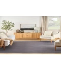 Nourison Washable Essentials Navy WAE01 7 ft. 10 in. X 9 ft. 10 in. Rectangle Rug