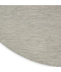 Nourison Positano Round Area Rug POS01-Lt Grey