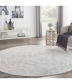 Nourison Home Whimsicle WHS05 Grey 8 ft. Round Area Rug