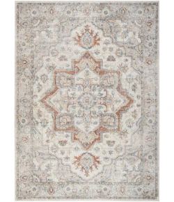 Nourison Home Astra Machine Washable ASW12 Grey Multicolor 6 ft. 7 in. X 9 ft. Area Rug