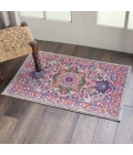 Nourison Passion Area Rug PSN20-Light Grey/Pink
