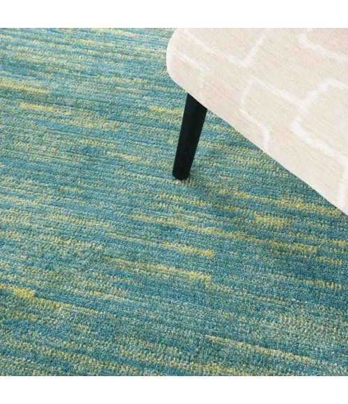 Nourison Essentials Blue Green Area Rug NRE01-Blue Green