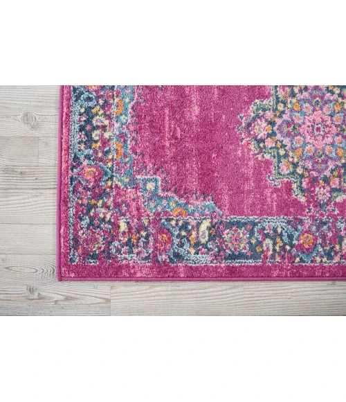 Nourison Passion Runner Area Rug PSN03-Fuchsia